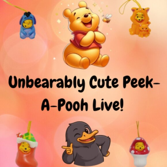 First Live Show !! Peek a pooh Nostalgia this Friday @ 4pm PST - Picture 1 of 1